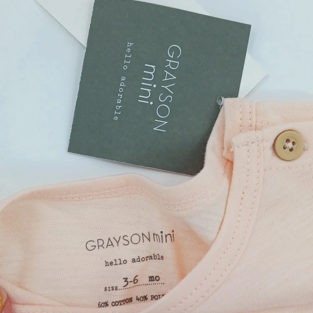 Grayson Mini Baby Girl Outfit 3-6M 